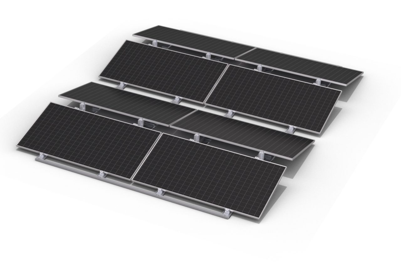 clenergy-longisde-east-west-flat roof 10